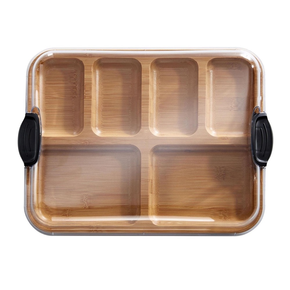 Bamboo Board Container with Lid